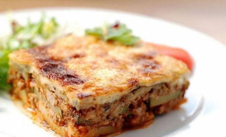 سوفله بادمجان با سویا