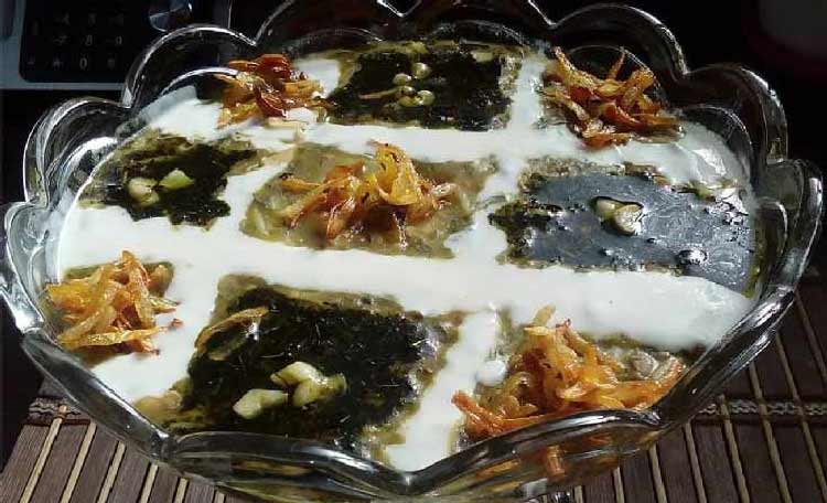 تزیین آش رشته