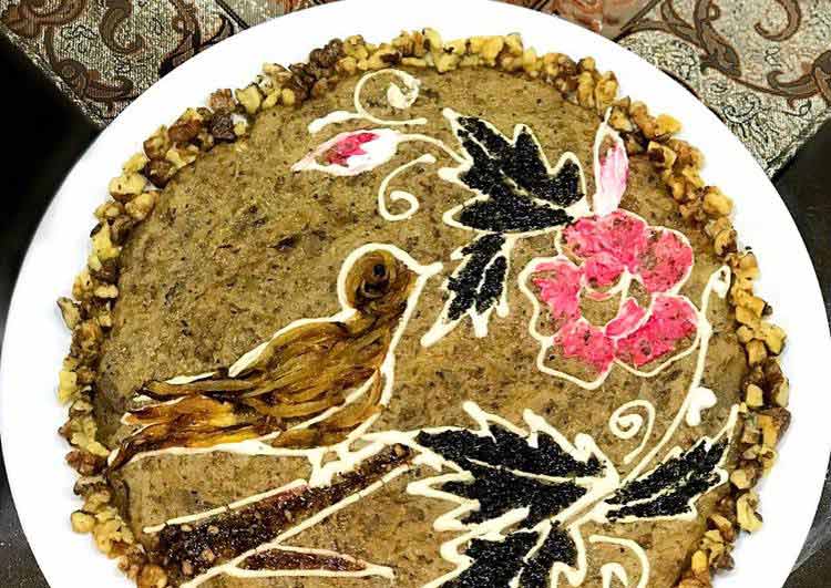 تزیین آش رشته