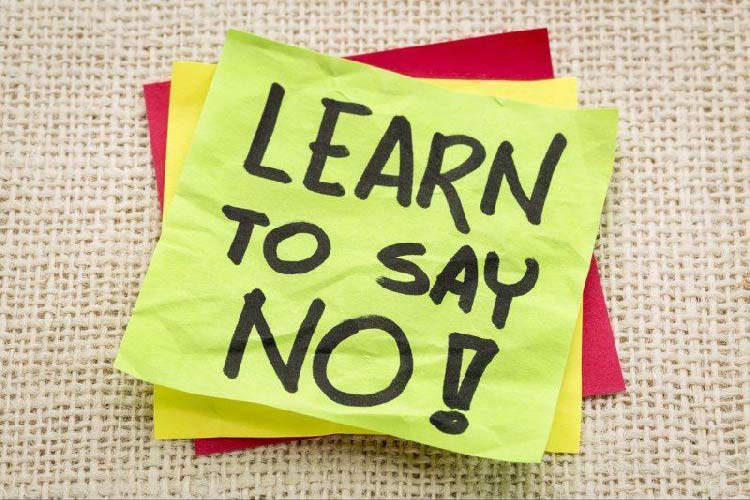 نه گفتن را یاد بگیرید
