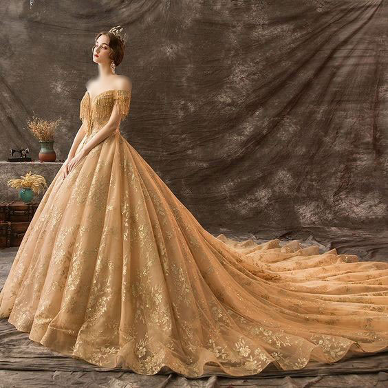 مدل لباس مجلسی پرنسسی پف دار