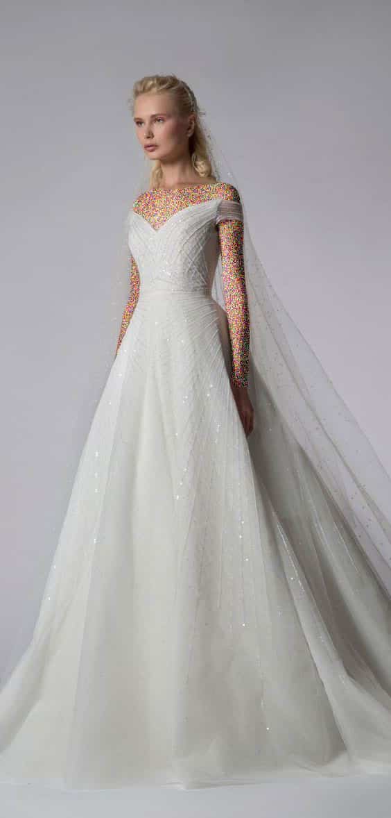 مدل لباس عروس لمه و شاین شنی