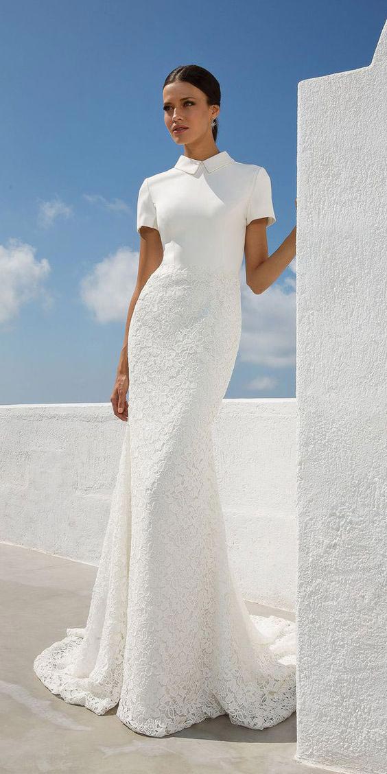 مدل لباس عروس گیپور اروپایی