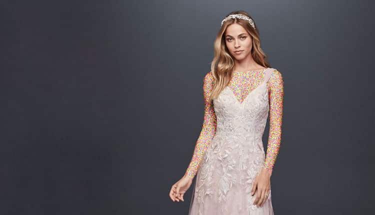 لباس عروس شامپاینی