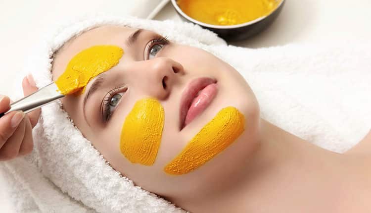 ماسک زردچوبه و ماست