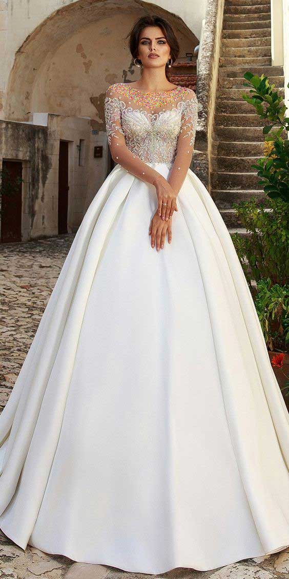 مدل لباس عروس ایرانی عروسکی