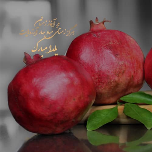 عکس نوشته ادبی شب یلدا