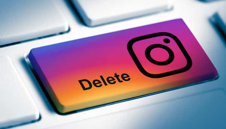 دیلیت و پاک کردن اکانت اینستاگرام