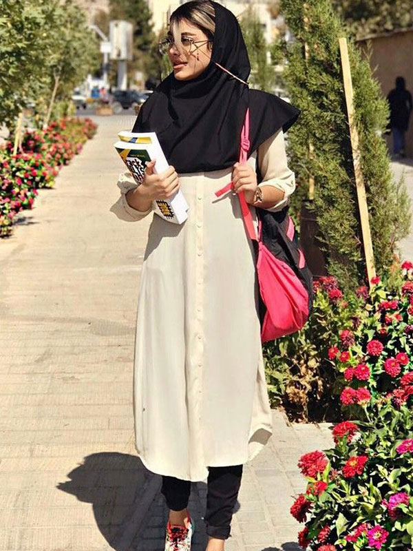 تیپ ساده دانشجویی دخترانه