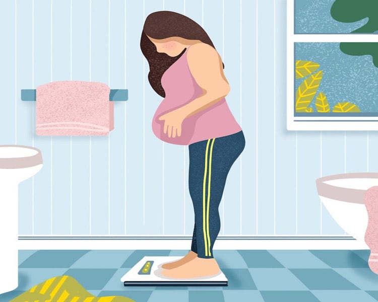 کاهش وزن در بارداری