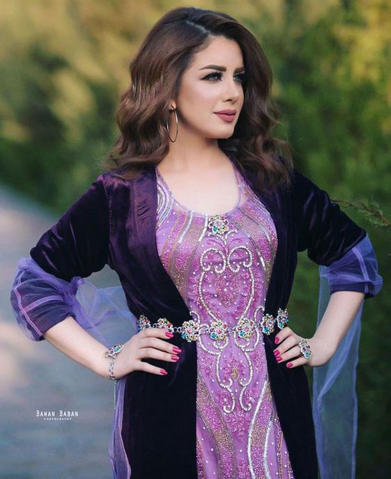 مدل لباس مجلسی کردی مجلسی مخمل