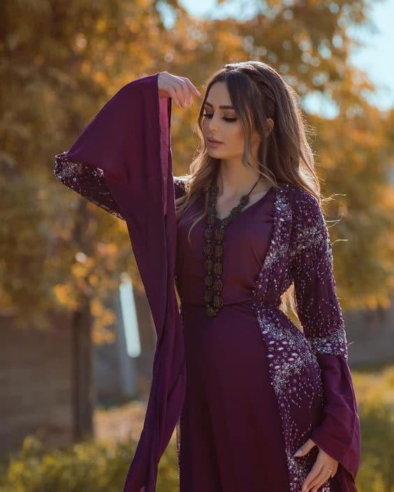 مدل لباس کردی زنانه مهابادی