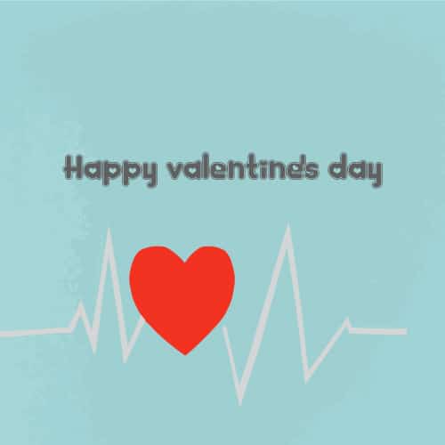 عکس ضربان قلب برای روز ولنتاین