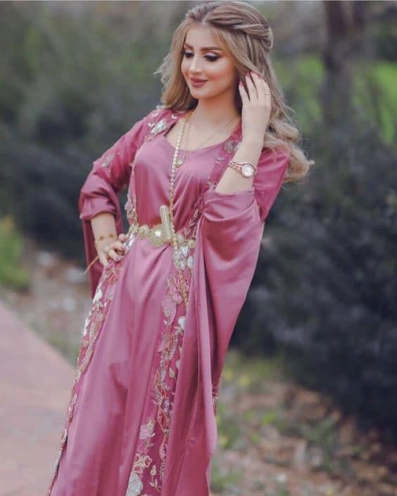 مدل لباس مجلسی کردی مجلسی دخترانه صورتی