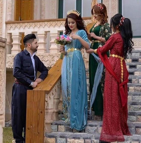 مدل لباس مجلسی کردی سورانی