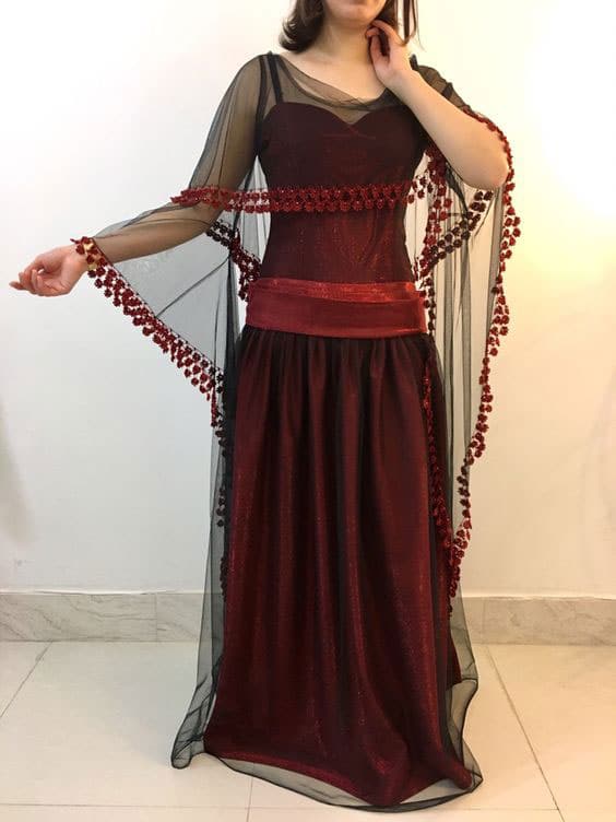 مدل لباس کردی زنانه سقزی