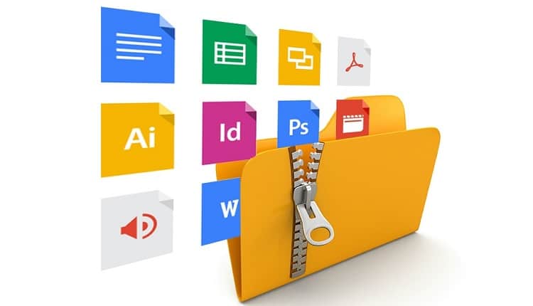 زیپ کردن فایل ها (فشرده سازی)