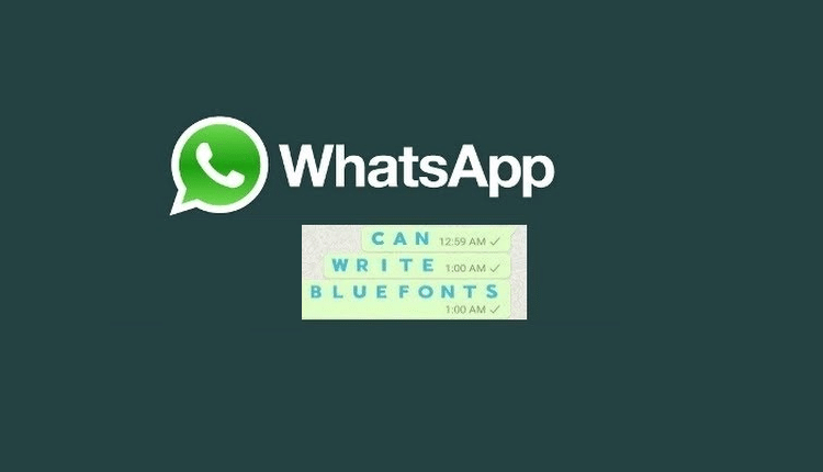 رنگی نوشتن در واتساپ