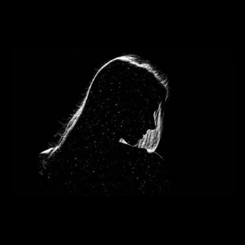 پروفایل مشکی ساده برای دخترها