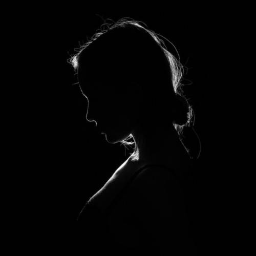 پروفایل مشکی ساده دخترانه