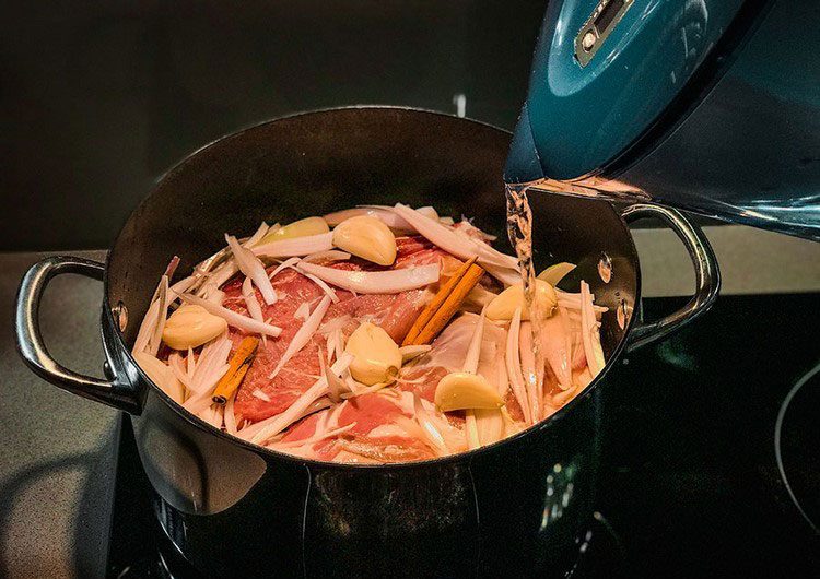 طرز تهیه آبگوشت، دیزی، گوشت آبگوشت