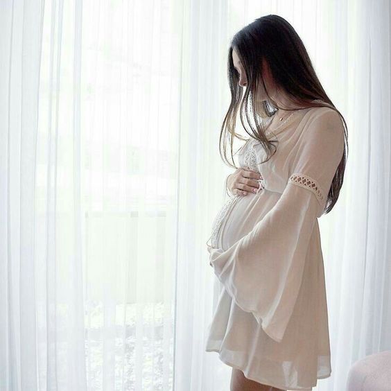 لباس نخی بارداری برای خانه