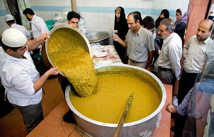 آش عباسعلی کرمانشاهی برای افطار و صبحانه