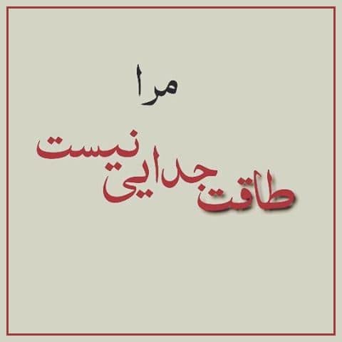 شعر فراق سعدی