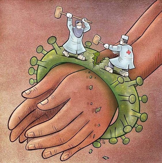 عکس پروفایل کرونایی