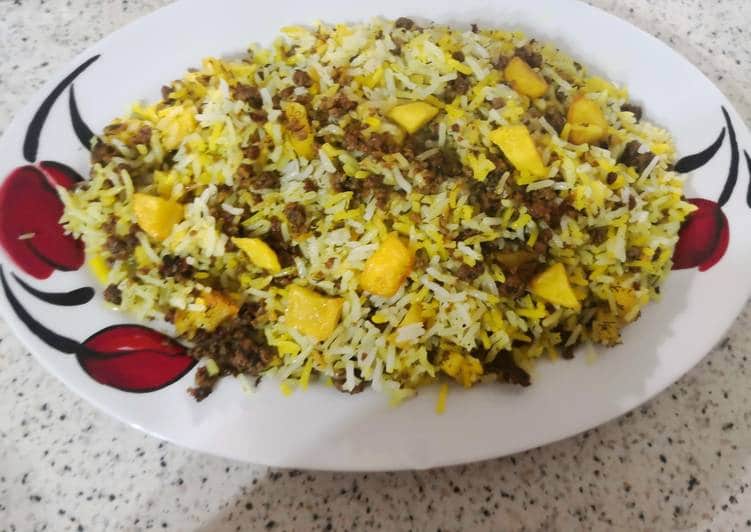 طرز تهیه غذای ساده دونفره با برنج