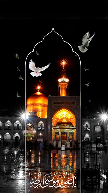 عکس شهادت امام رضا (ع) برای استوری