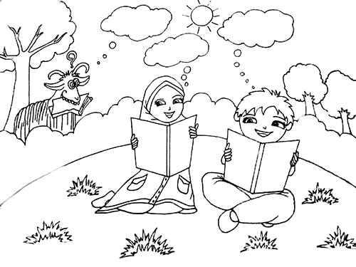 نقاشی روز دانش آموز 13 آبان