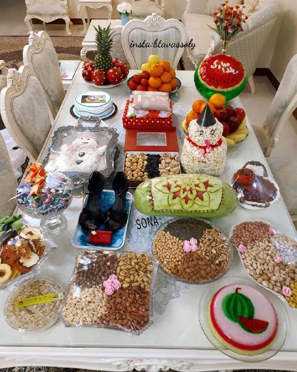 آجیل شب چله ای عروس