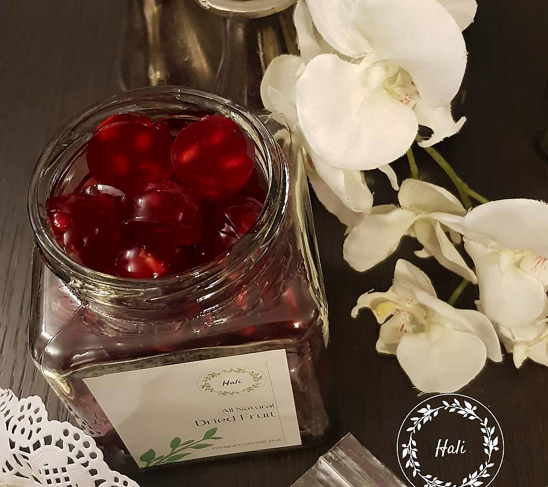پاستیل با اب انار خانگی