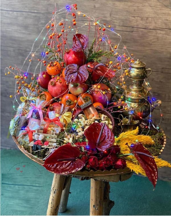 تزیین خاص شب یلدای عروس