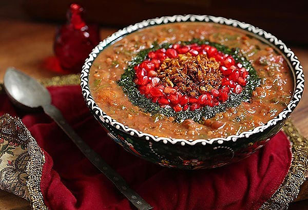 آش انار بدون گوشت
