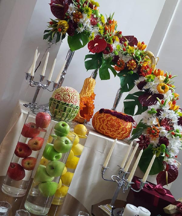 تم شب یلدا برای عروس و داماد