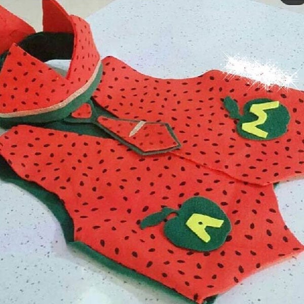 ست یلدایی بچگانه با نمد