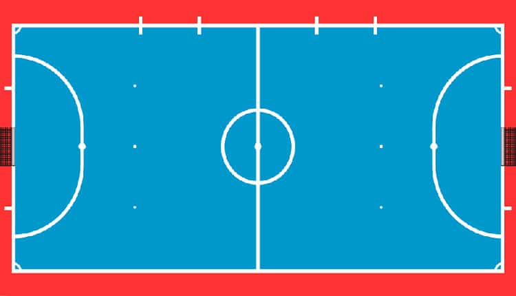 مشخصات زمین فوتسال در بازی‌های بین المللی و داخلی