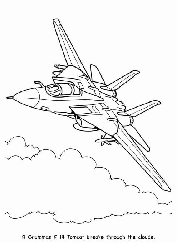 نقاشی ساده هواپیمای جنگی