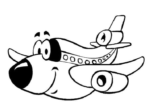 نقاشی از هواپیمای مسافربری