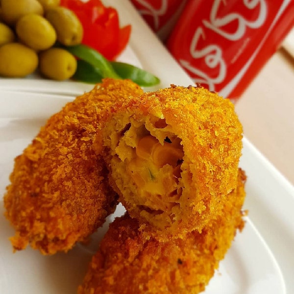 کراکت مرغ و پنیر کاله