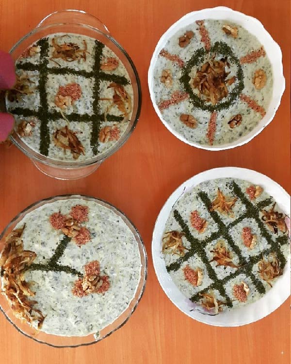 تزیین بورانی اسفناج مجلسی
