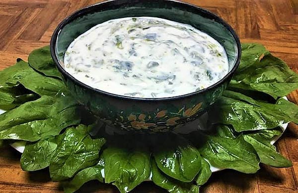 تزیین بورانی اسفناج راحت و شیک