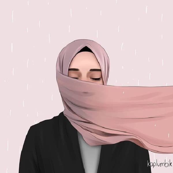 عکس دختر با حجاب فانتزی برای پروفایل