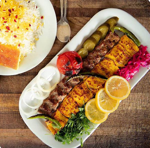طرز تهیه چلوکباب وزیری ویژه