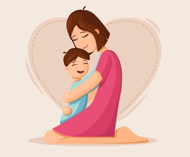 تبریک روز مادر از طرف پسر زیبا و جدید