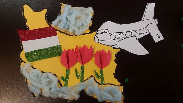 کاردستی دهه فجر کلاس سوم