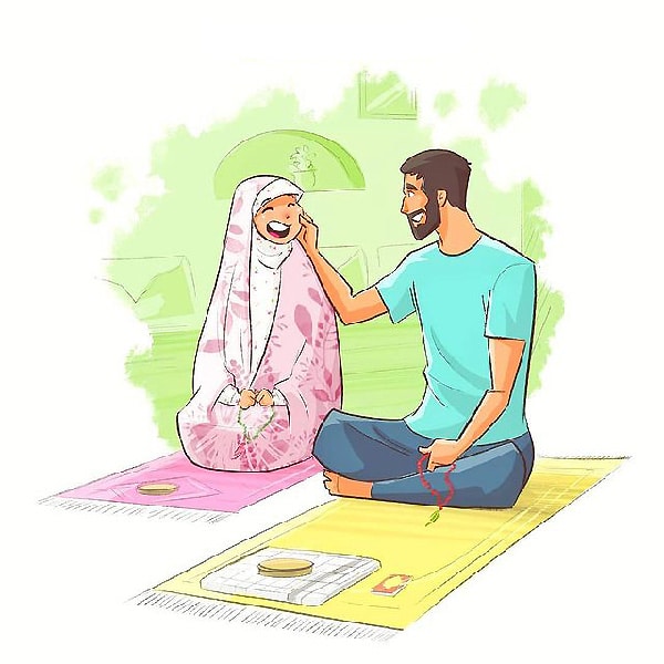 متن در مورد نماز خواندن